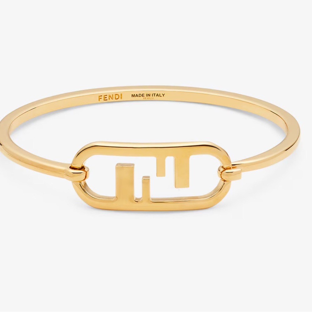 FF Gold-Tone Logo Bracelet